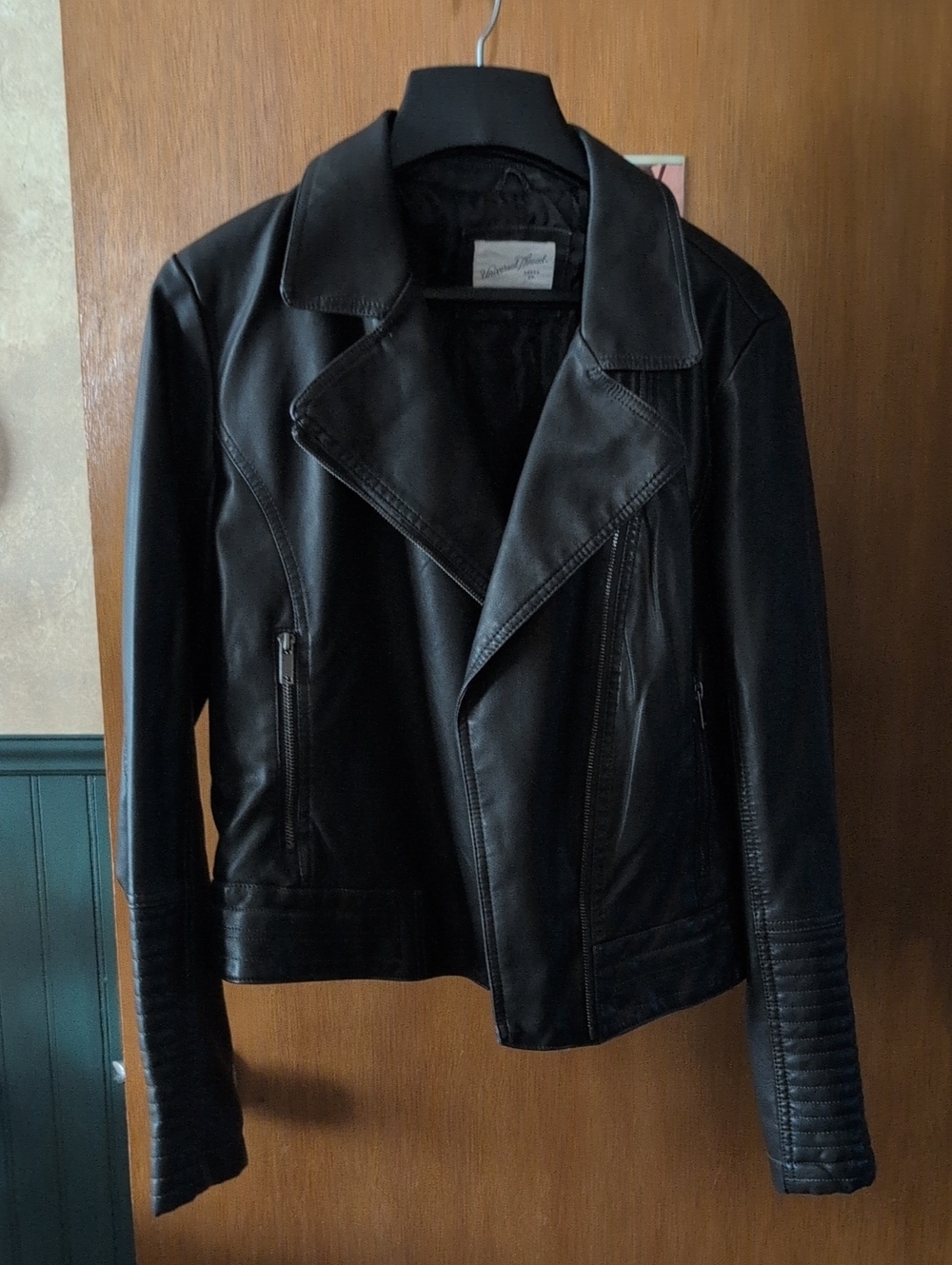 Women's Black Jacket - Classic Asymmetrical Zip